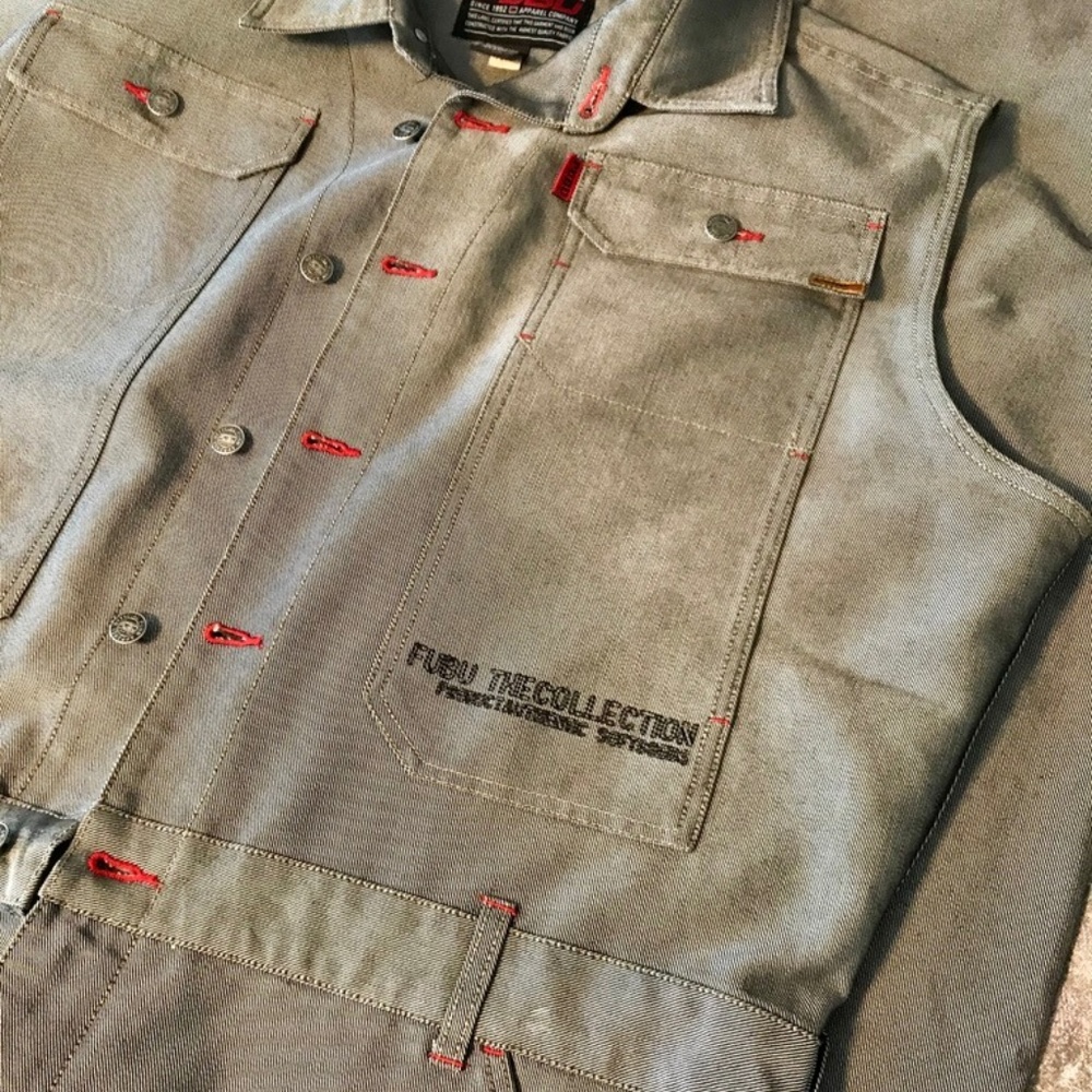 Vintage FUBU Denim Jumper
